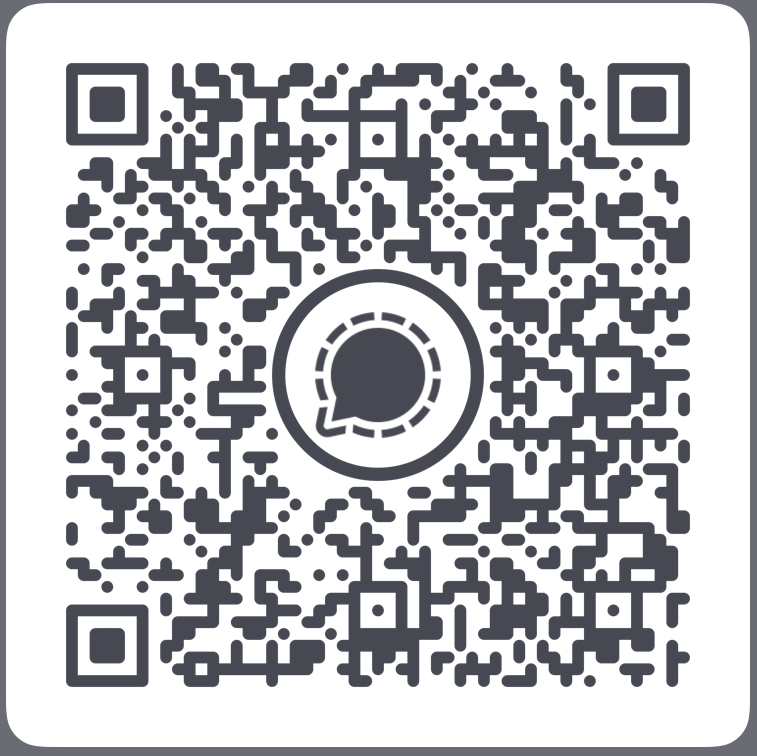 Signal QR code for BalticAnalytica